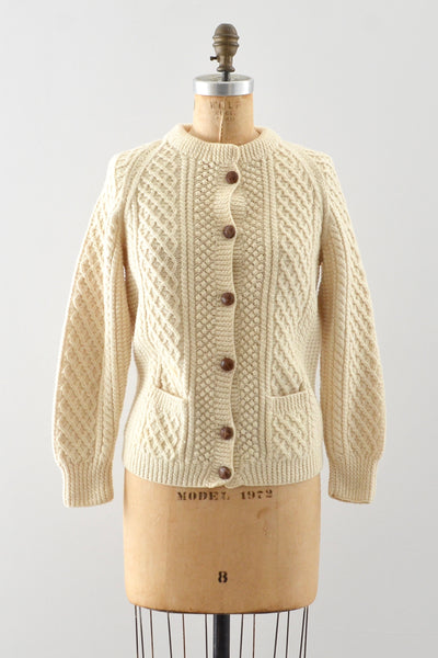 Vintage Fisherman Cable Sweater