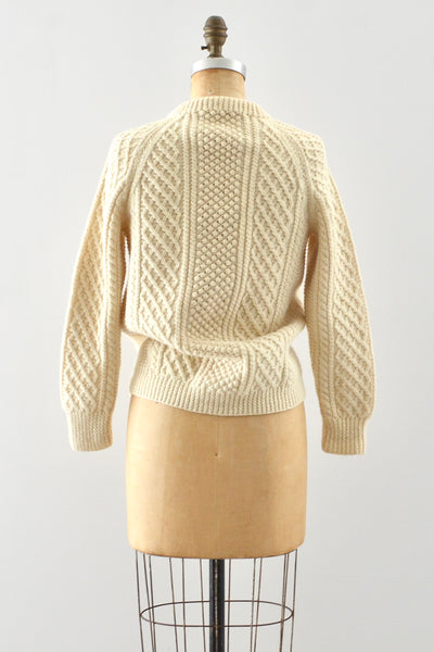Vintage Fisherman Cable Sweater