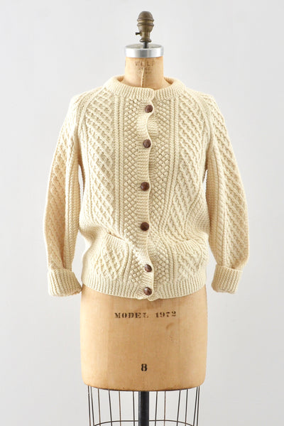 Vintage Fisherman Cable Sweater