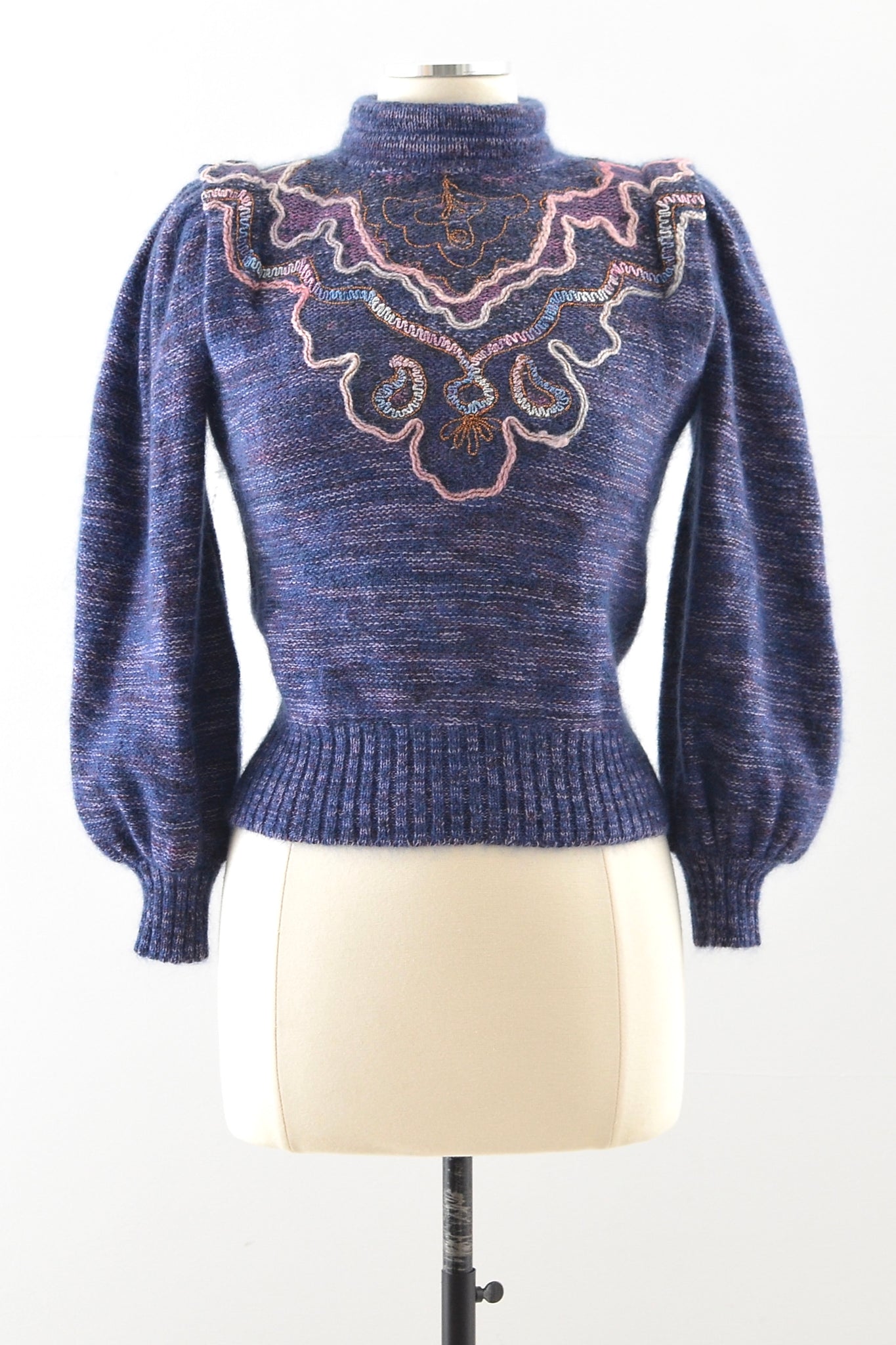 Chunky Mohair Sweater / S M