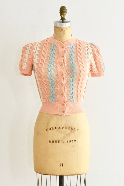 1930s Knit Sweater - Pickled Vintage
