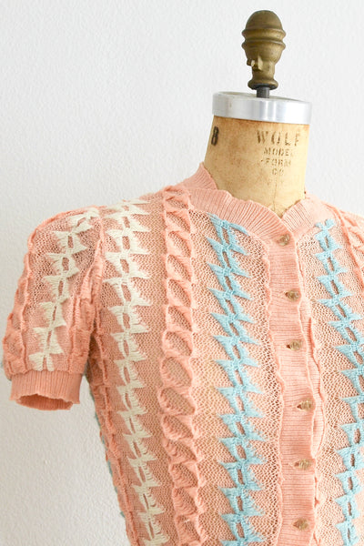 1930s Knit Sweater - Pickled Vintage