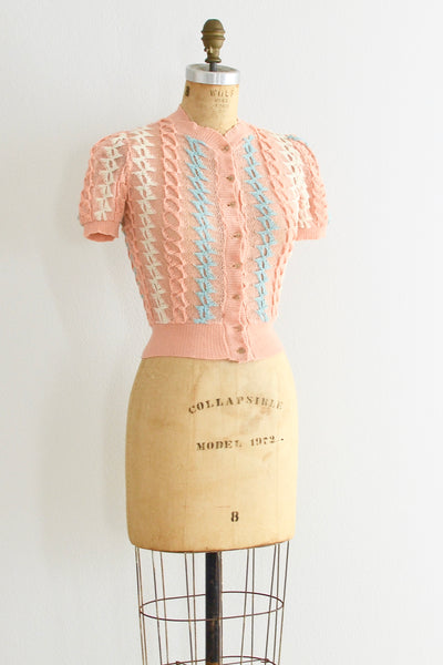 1930s Knit Sweater - Pickled Vintage