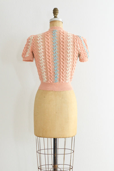 1930s Knit Sweater - Pickled Vintage