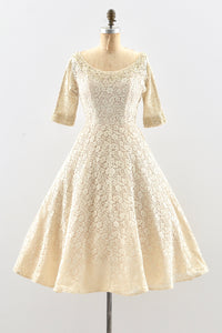 1950's Lace Dress | Small