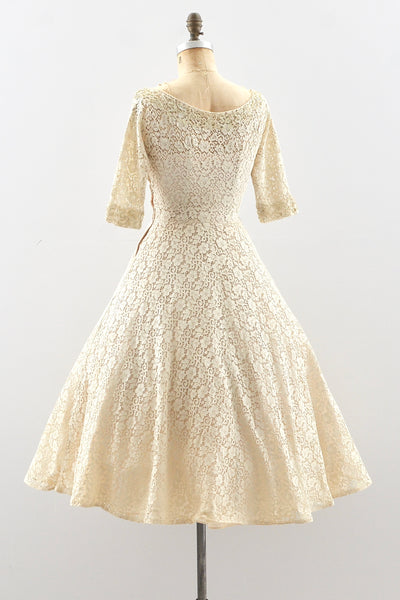 1950's Lace Dress | Small
