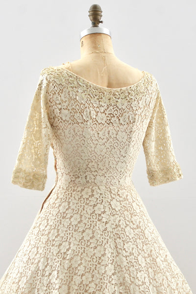 1950's Lace Dress | Small