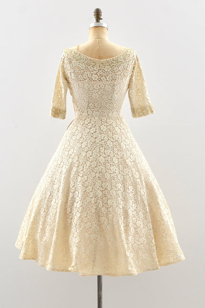 1950's Lace Dress | Small