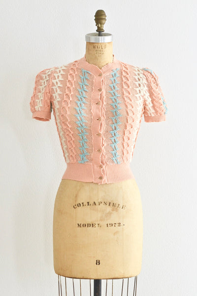 1930s Knit Sweater - Pickled Vintage