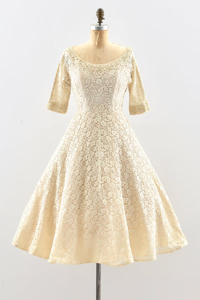1950's Lace Dress | Small