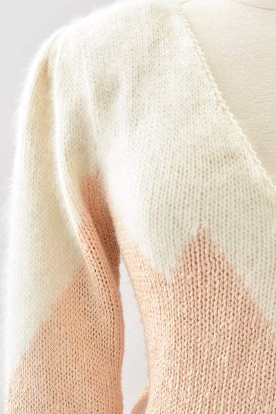 Snow Peach Sweater / M