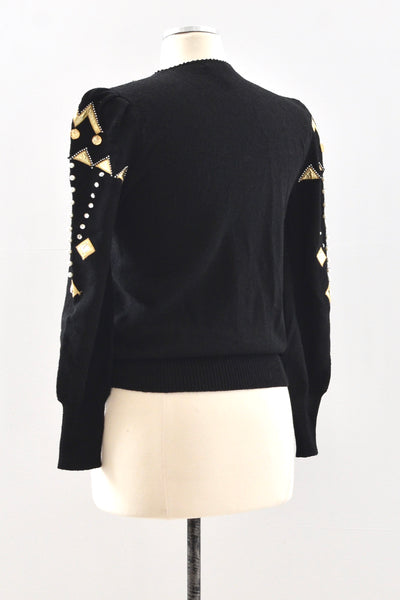 Embellished Sweater / M