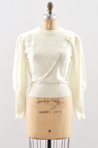 Pointelle Sweater