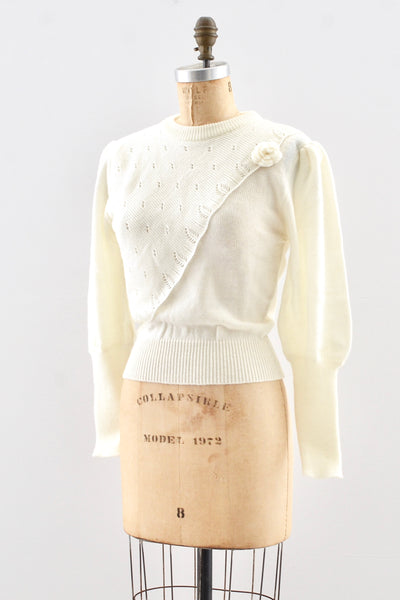 Pointelle Sweater