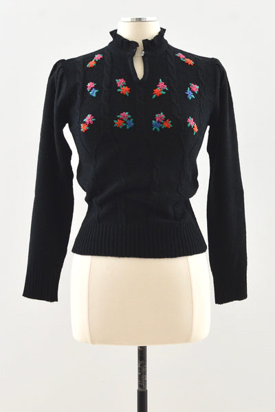 Embroidered Sweater