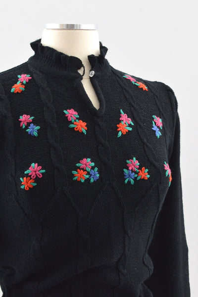 Embroidered Sweater