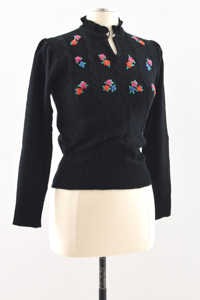 Embroidered Sweater