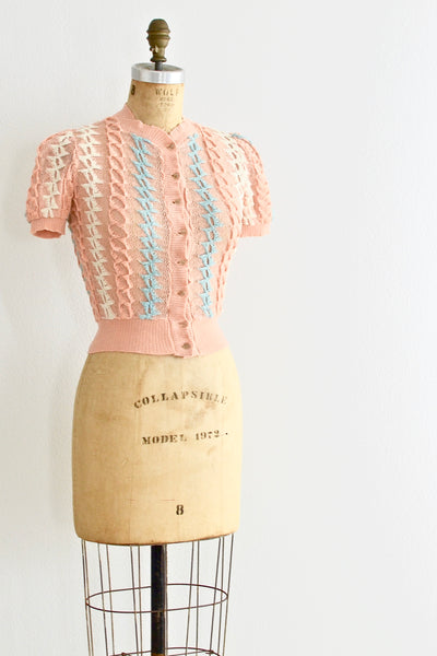 1930s Knit Sweater - Pickled Vintage