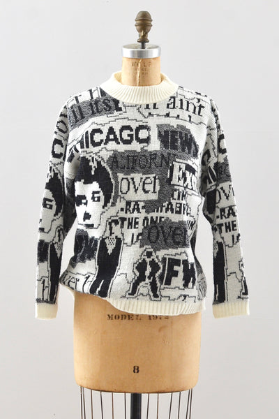 Newspaper Sweater