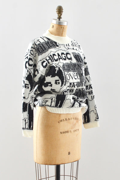 Newspaper Sweater