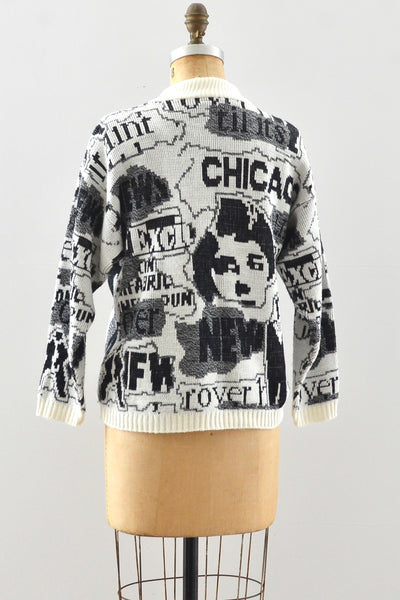 Newspaper Sweater