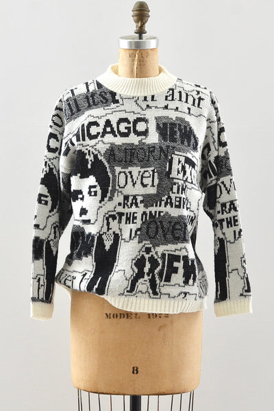 Newspaper Sweater