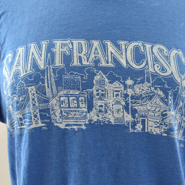 San Francisco Distressed T-shirt / S M