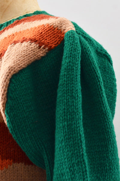Handknit Lion Sweater