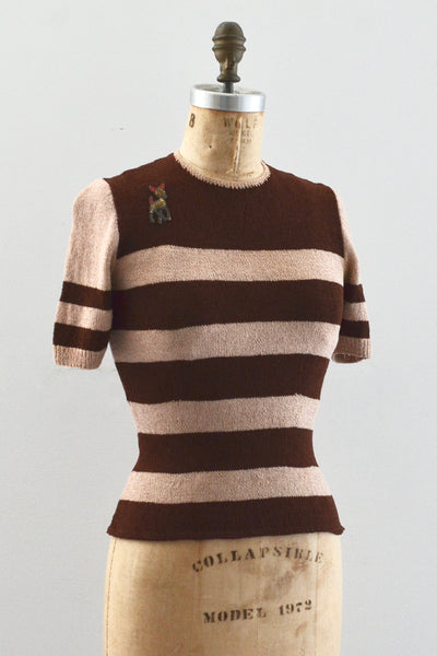 40s Striped Top