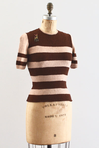 40s Striped Top
