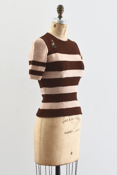 40s Striped Top