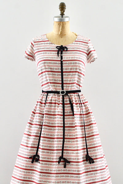 50's Brentwood Dress / XS S