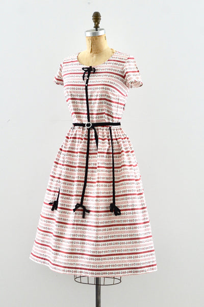 50's Brentwood Dress / XS S