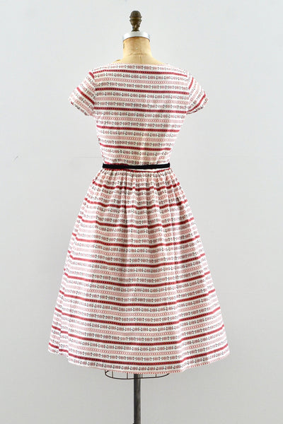 50's Brentwood Dress / XS S