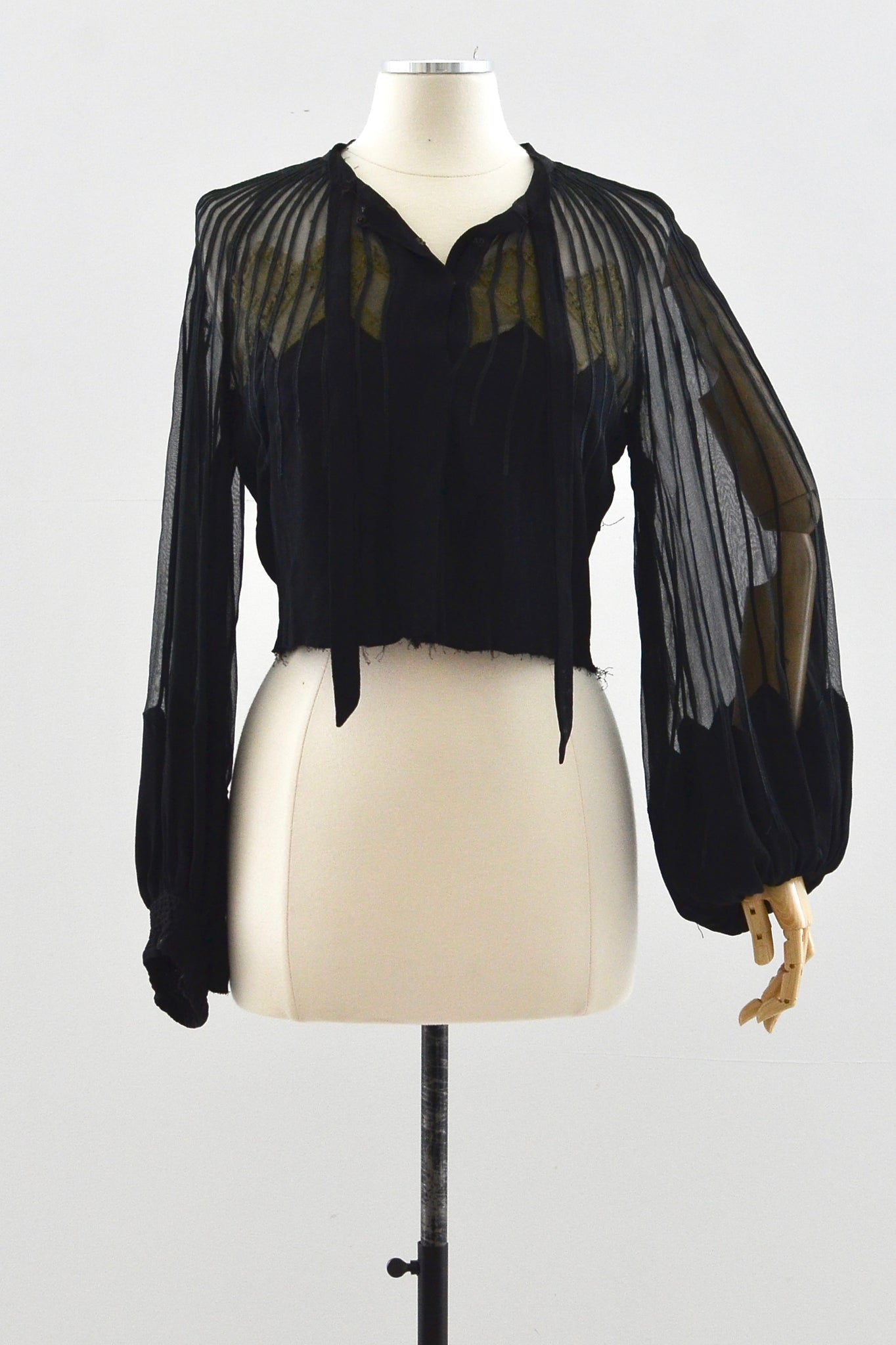 30's Bishop Sleeve Blouse