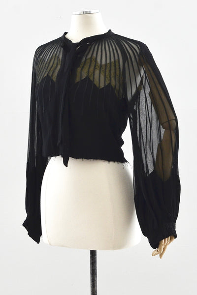 30's Bishop Sleeve Blouse
