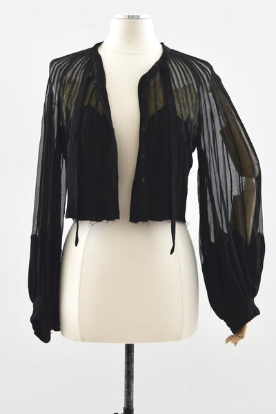 30's Bishop Sleeve Blouse