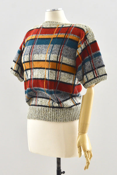 80's Grid Sweater