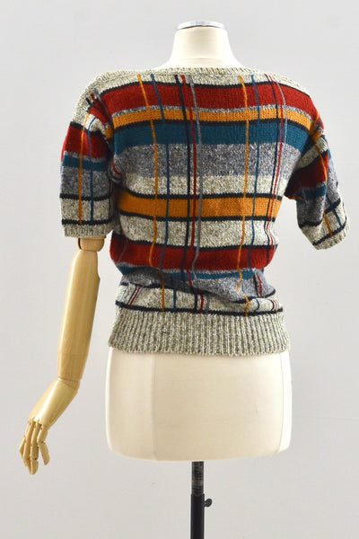 80's Grid Sweater