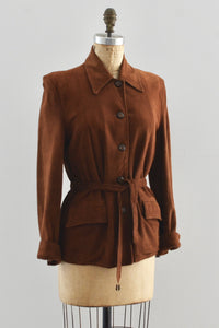 40's Suede Jacket