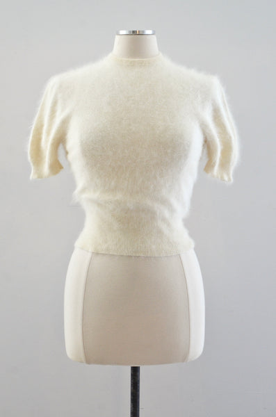 50's Angora Cropped Top