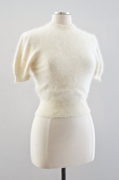 50's Angora Cropped Top