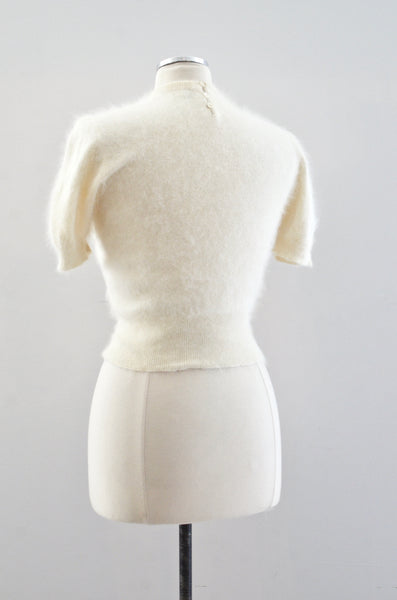 50's Angora Cropped Top