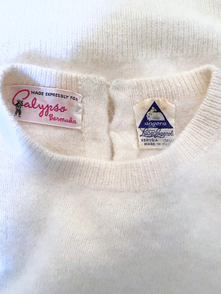 50's Angora Cropped Top