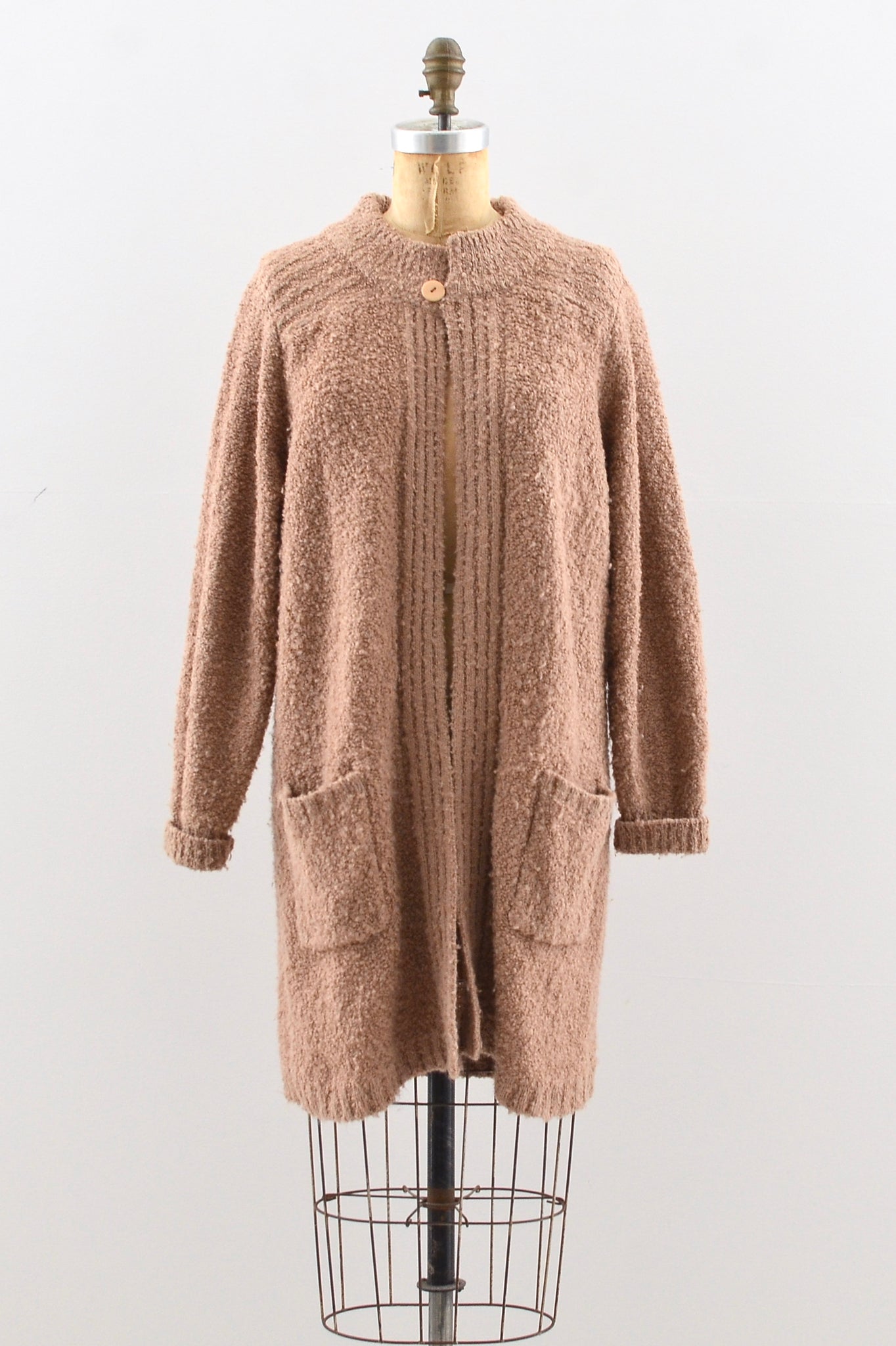 Nubby cardigan deals