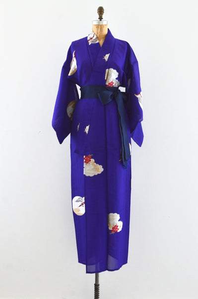 Aubergine Kimono