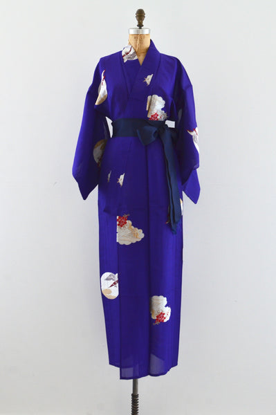 Aubergine Kimono