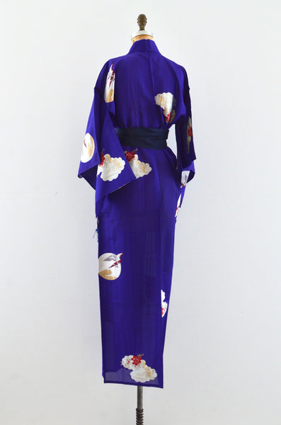 Aubergine Kimono