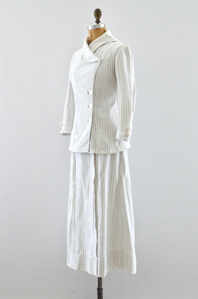 1910's Pinstripe Walking Suit