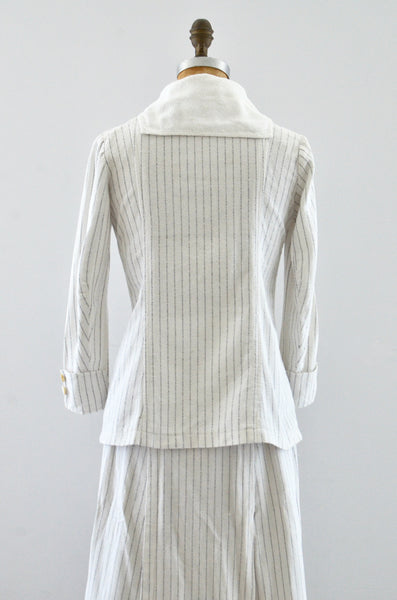 1910's Pinstripe Walking Suit